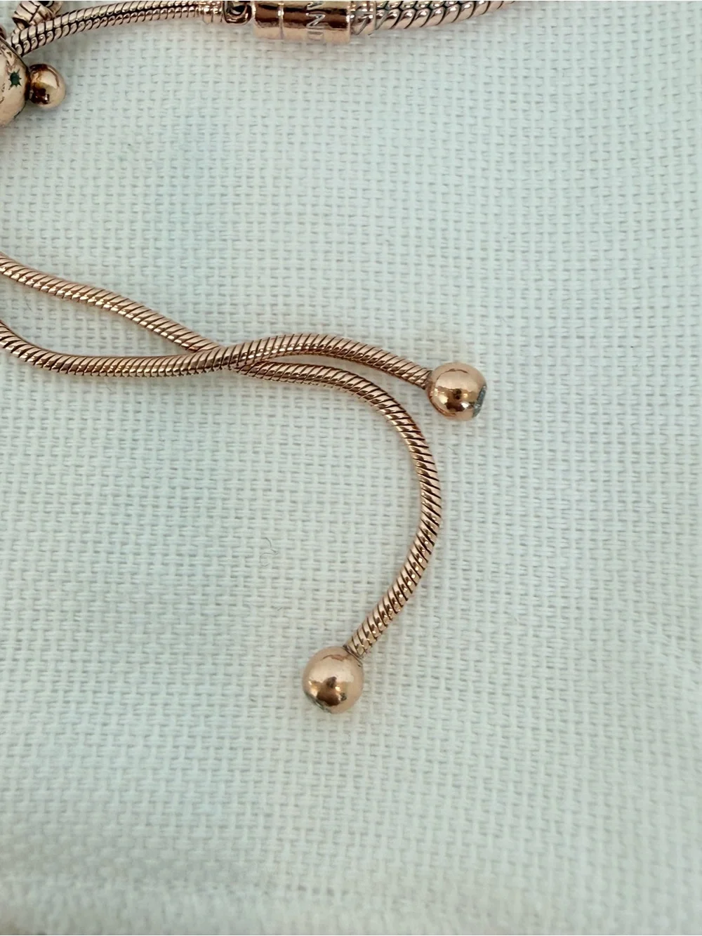 Pandora Disney Parks Rose Gold Charm Bracelet